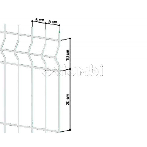 Gradil Branco 2,50x2,43m