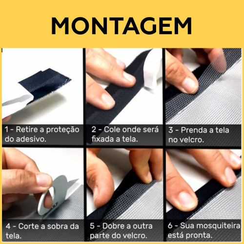 Mosquiteira Velcro Reforçada