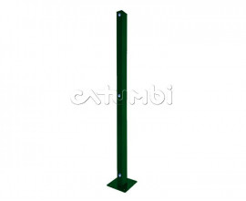 Poste Gradil Verde Com Base (Parafusar) ou Sem Base (Chumbar) 1,03m