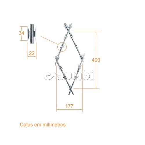 Rede Laminada 2,00mx1,00m